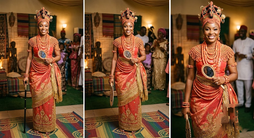 igbo outfit ideas for female in traditional george wrapper