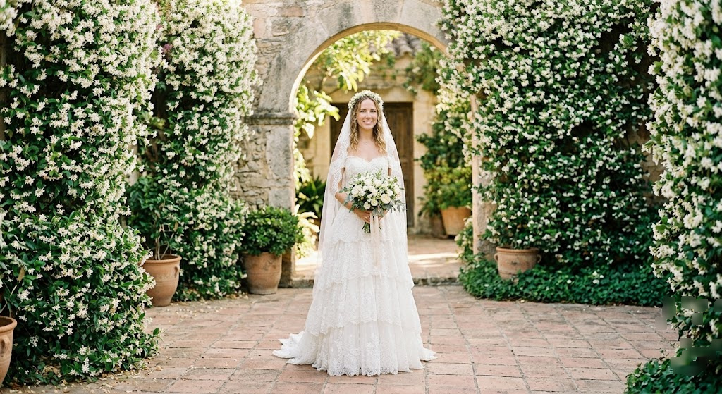 spanish dress for girl wedding white lace